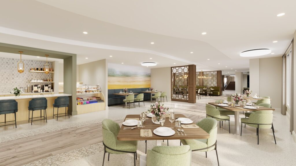 Fellowship Wildlight dining room and bistro